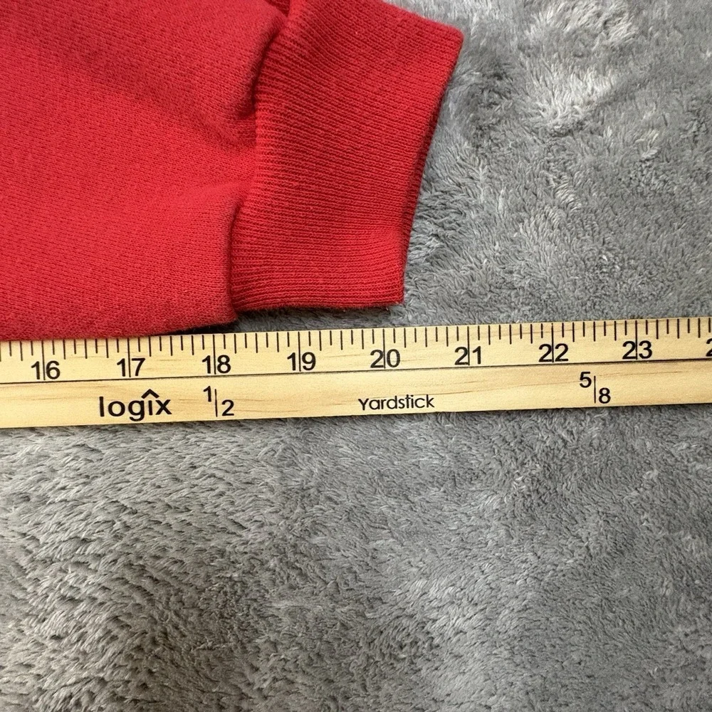 VTG Hanes Her Way Women's XL Red 1990 Christmas Penguin Sweatshirt Made in USA